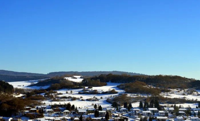 城市建筑，eifel，schneifel，景观，德国，假日，自然，天空