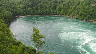 每月申请，旅行，我应该有瀑布上游，水，树，植物，美丽的自然，绿色的颜色