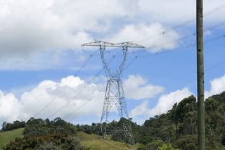 天空，云-天空，电缆，输电塔，燃料和发电，技术，电力，电力线