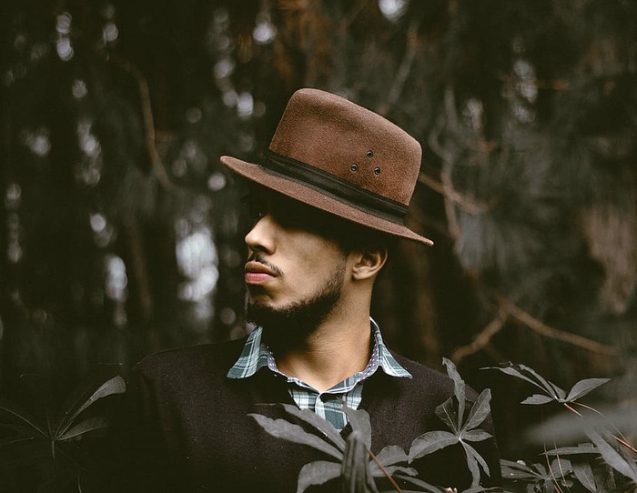 男人，穿着，棕色，帽子，沙发，人，男人，时尚