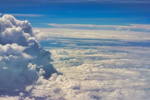 天空，云，充满力量，蓝色，云天，自然之美，风景自然，宁静