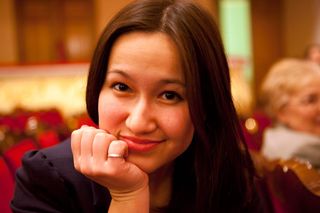 亚洲，亚洲，迷人，美丽，美丽，迷人，欢快，特写