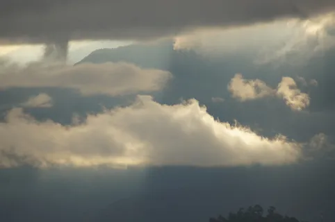 日落，风景，昆迪奥，哥伦比亚，自然，自然之美，宁静，风景