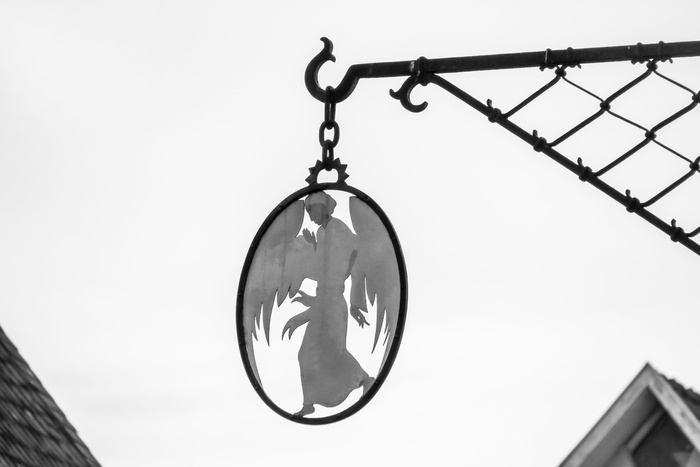 天使，人物，盾牌，天使人物，餐具柜，浮子，依靠，悬挂