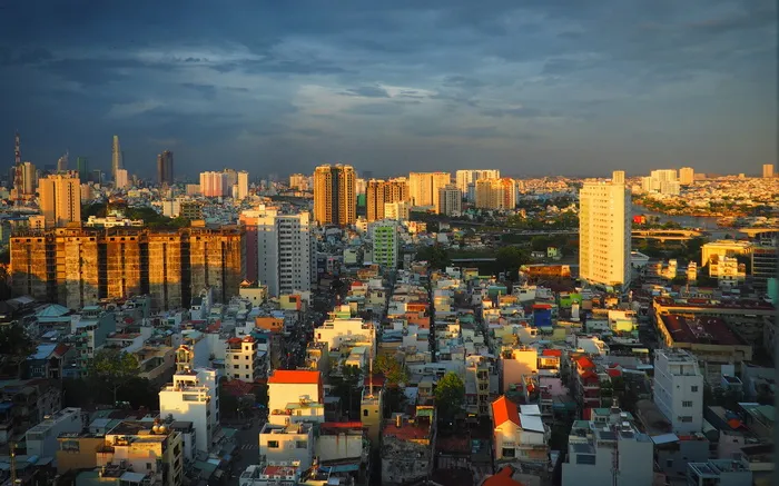 越南，第5区，明亮，云，多云，对比度，新，旧