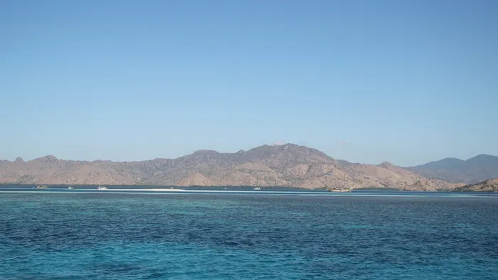 印度尼西亚，科莫多国家公园，风景，天空，海滩，海，水，风景-自然
