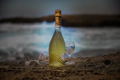 大海,葡萄酒,生活继续,瓶子,海滩,户外,无人,饮料 大海,葡萄酒,生活继续,瓶子,海滩,户外,无人,饮料