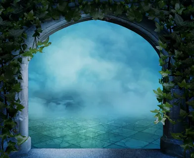 幻想、背景图像、拱门、攀缘植物、哥特式、雾、神秘、空虚 幻想、背景图像、拱门、攀缘植物、哥特式、雾、神秘、空虚