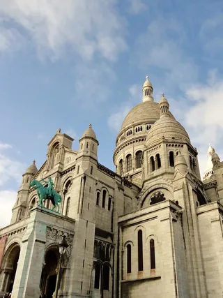 大教堂、圣心教堂、巴黎、蒙马特、法国、建筑、建筑外观、历史