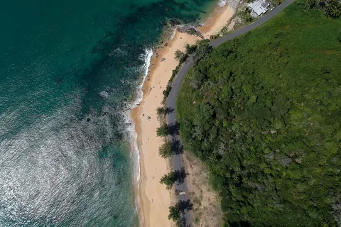 海岛鸟瞰图 海岛鸟瞰图