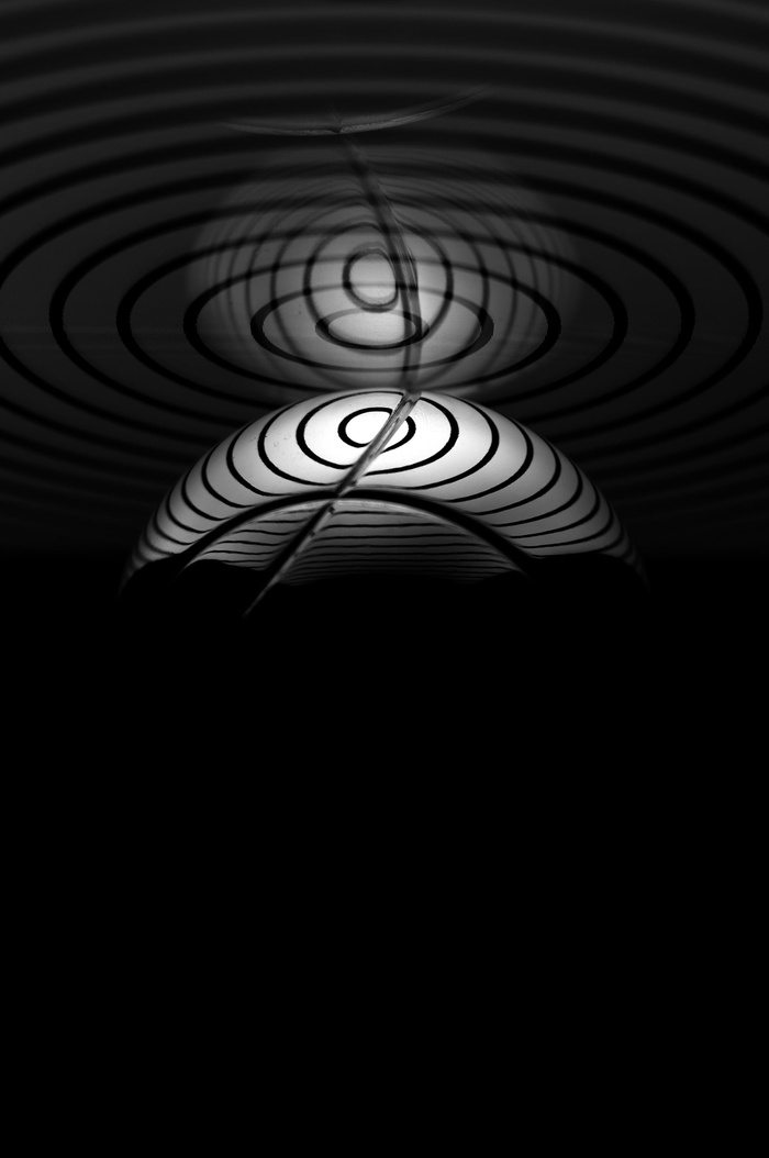 球，黑，白，关于，抽象，背景，黑色，插图