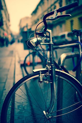 波兰，克拉科夫，街道，乌利卡，老式自行车，自行车，卡拉科夫，克拉科维亚