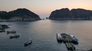 geoje、船坞、晨景、婚外情、运输、船舶、水、运输方式
