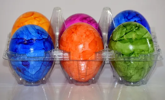 复活节，彩蛋，彩色，复活节彩蛋，五颜六色，美丽，关于，彩蛋盒