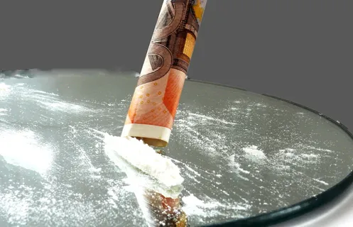 特写、摄影、翻滚、钞票、可卡因、上瘾、请求、贪婪