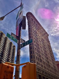 纽约市，纽约，扁铁建筑，城市场景，建筑，天际线，城市，城市景观