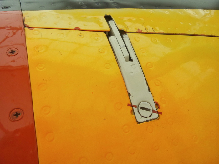 飞机、复古、复古、车身、特写、黄色、红色、航空