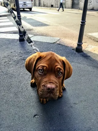 意大利，米兰，维亚罗斯米尼安东尼奥，温柔，朋友，大头，动物，婴儿