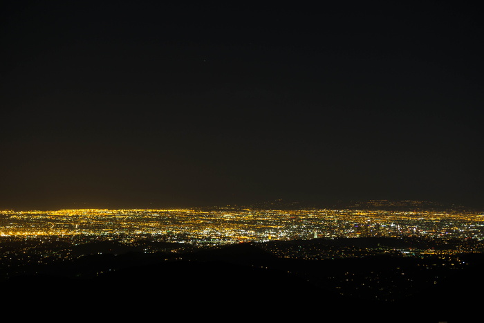 夜, 天空, 拉, 洛杉矶, 夜空, 城市景观, 城市的灯光, 灯