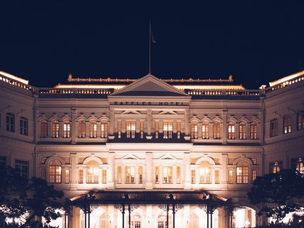 新加坡, 莱佛士酒店, 酒店, 盛大, 皇家, 白, 莱佛士酒店, 灯