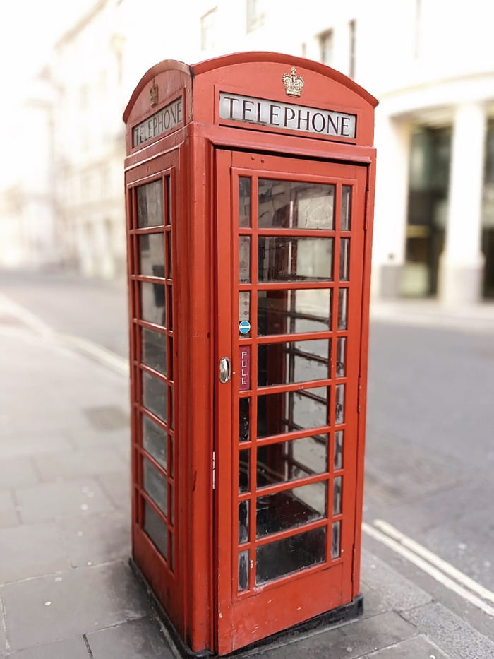 英国伦敦，银行站princes street（stop a），red，电话亭，英格兰，street，telephone