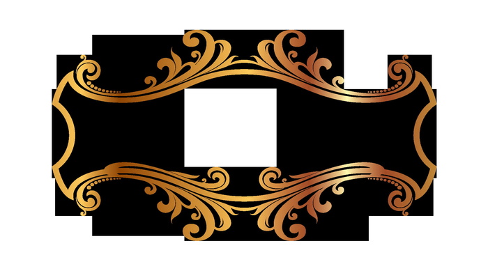 框架，框架，圆形，对象，纹理，图形，图形，金色