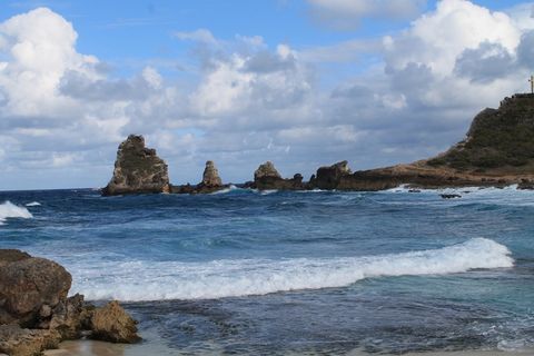 海滩、大海、海浪、瓜德罗普岛、城堡角、天空、云天、水 海滩、大海、海浪、瓜德罗普岛、城堡角、天空、云天、水
