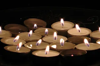 茶，蜡烛，蜡烛，火焰，里面，火，茶蜡烛，光