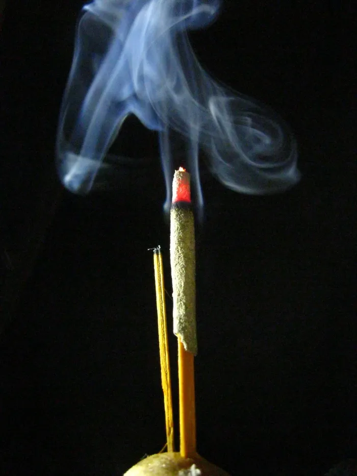 烟, 背景, 祈祷, 香气, 质地, 波, 香, 优雅