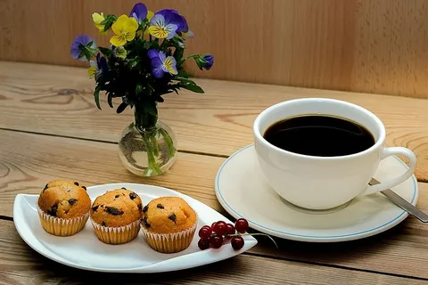 咖啡，咖啡杯，白色，有益于，香味，咖啡馆，瓷器，蛋糕