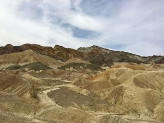 美国，死亡谷，天空，云-天空，山，风景-自然，自然之美，风景