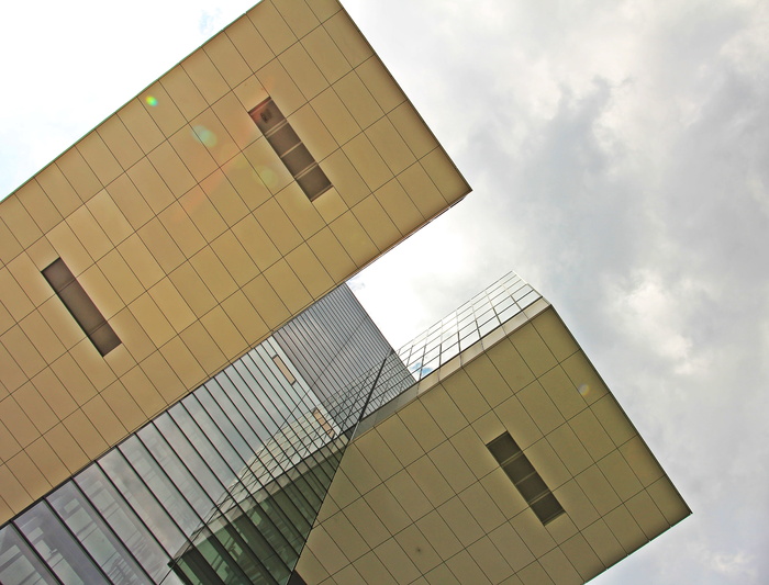 kranhaus，建筑，形式，线条，设计，施工，建筑，城市