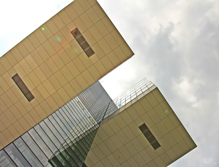 kranhaus，建筑，形式，线条，设计，施工，建筑，城市