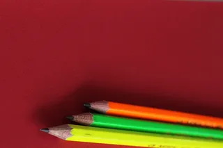 铅笔，绿色，黄色，50mm，学校，学院，学校用品，学校用品