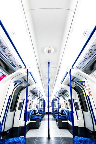 伦敦, 英国, 蓝色, 管, 伦敦地铁, 地铁, 席位, 灯