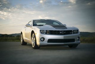 灰色雪佛兰camaro，汽车，雪佛兰，camaro，道路，汽车，速度，车辆