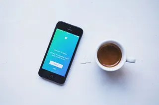 twitter、社交媒体、商业、iphone、手机、智能手机、浓缩咖啡、咖啡