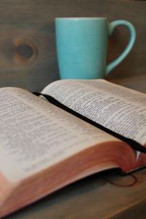 打开的，书，黑色，字符串，旁边，青色，陶瓷，马克杯