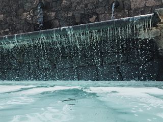 喷泉，水，飞溅，水滴，水滴，水滴，墙纸，游泳池