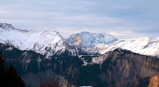 阿尔卑斯山航空摄影