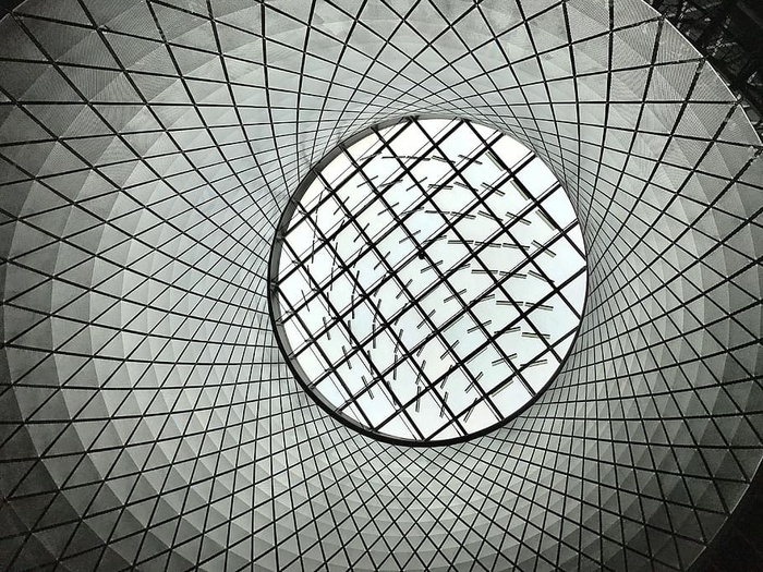 抽象、建筑、艺术、天花板、设计、几何、插图、室内