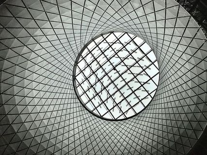 抽象、建筑、艺术、天花板、设计、几何、插图、室内