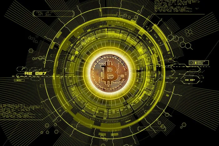 比特币、区块链、加密、加密货币、硬币、电子商务、照明、形状