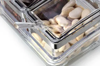 盒子，调味品，豆类，塑料盒，透明盒，产品，塑料，局部