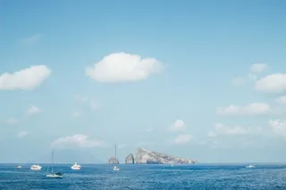 岛屿、身体、水、海、海洋、波浪、自然、船