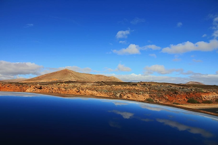 云，风景，山，自然，倒影，天空，沙漠，火山