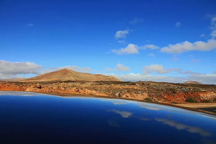 云，风景，山，自然，倒影，天空，沙漠，火山
