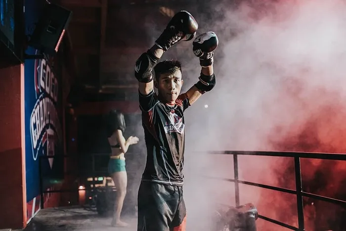 黑暗、运动、体育场、游戏、动作、成人、运动员、战斗