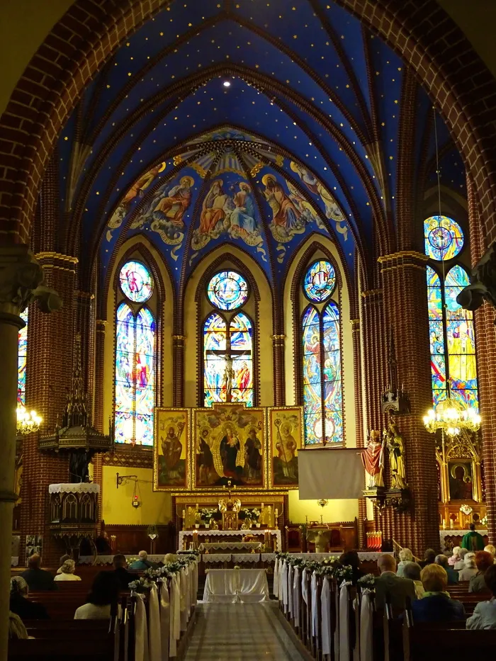 波兰，斯特廷，名胜，圣约翰福音派教堂，教堂，宗教，信仰，灵性