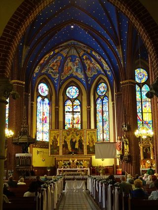 波兰，斯特廷，名胜，圣约翰福音派教堂，教堂，宗教，信仰，灵性